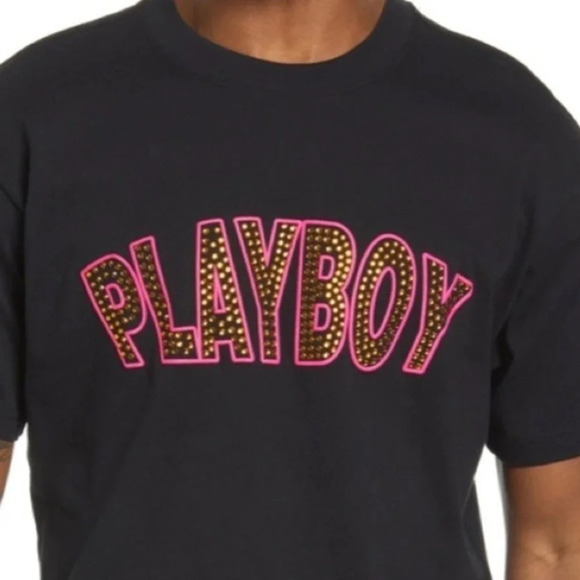 Playboy Men Black Top - Picture 4 of 4